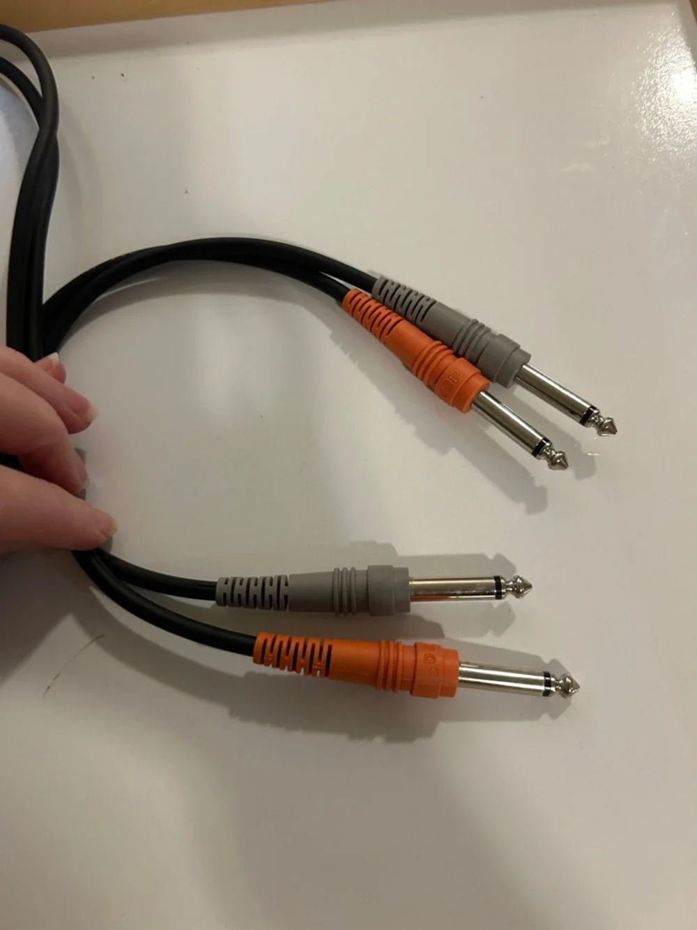 Hosa CPP-201 Stereo Interconnect Cable - Dual 1/4-inch TS Male to Same